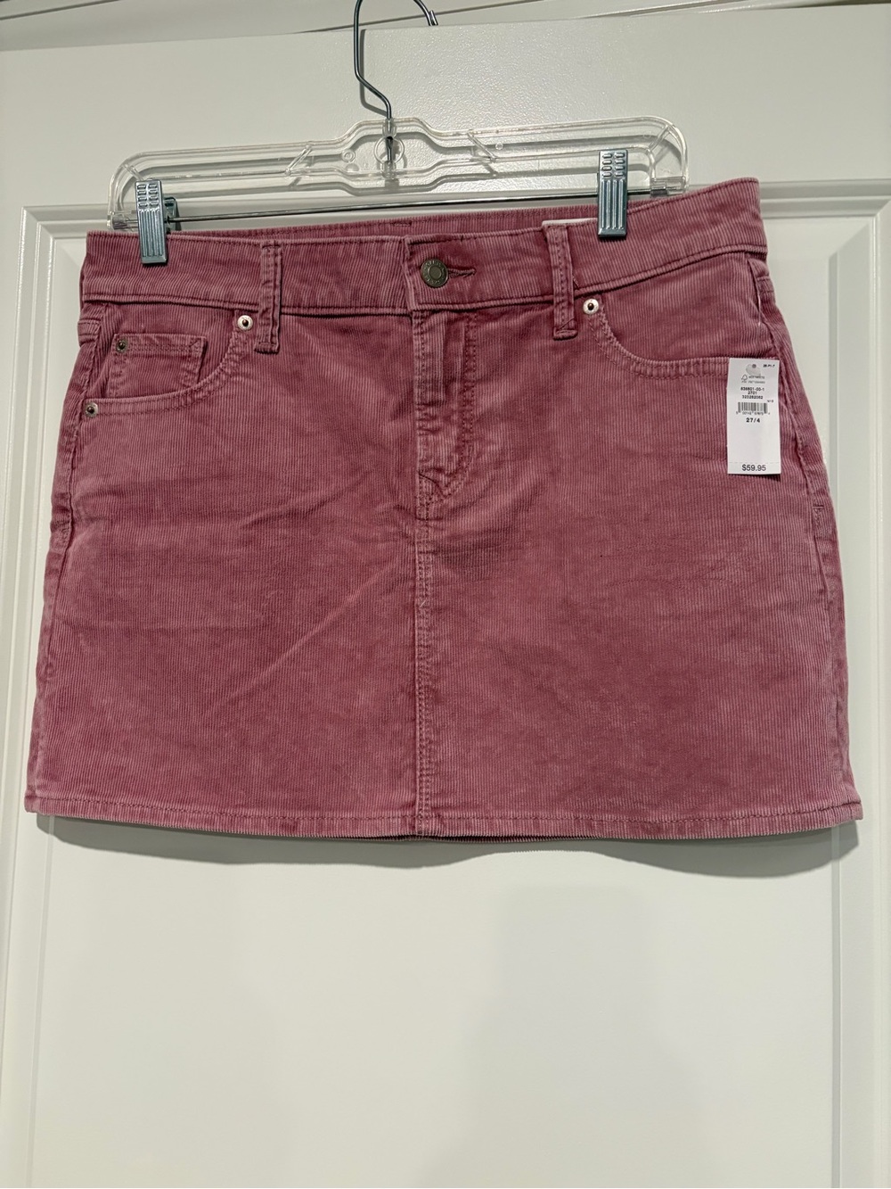 Gap Women's Corduroy Mini Skirt in Dusty Rose